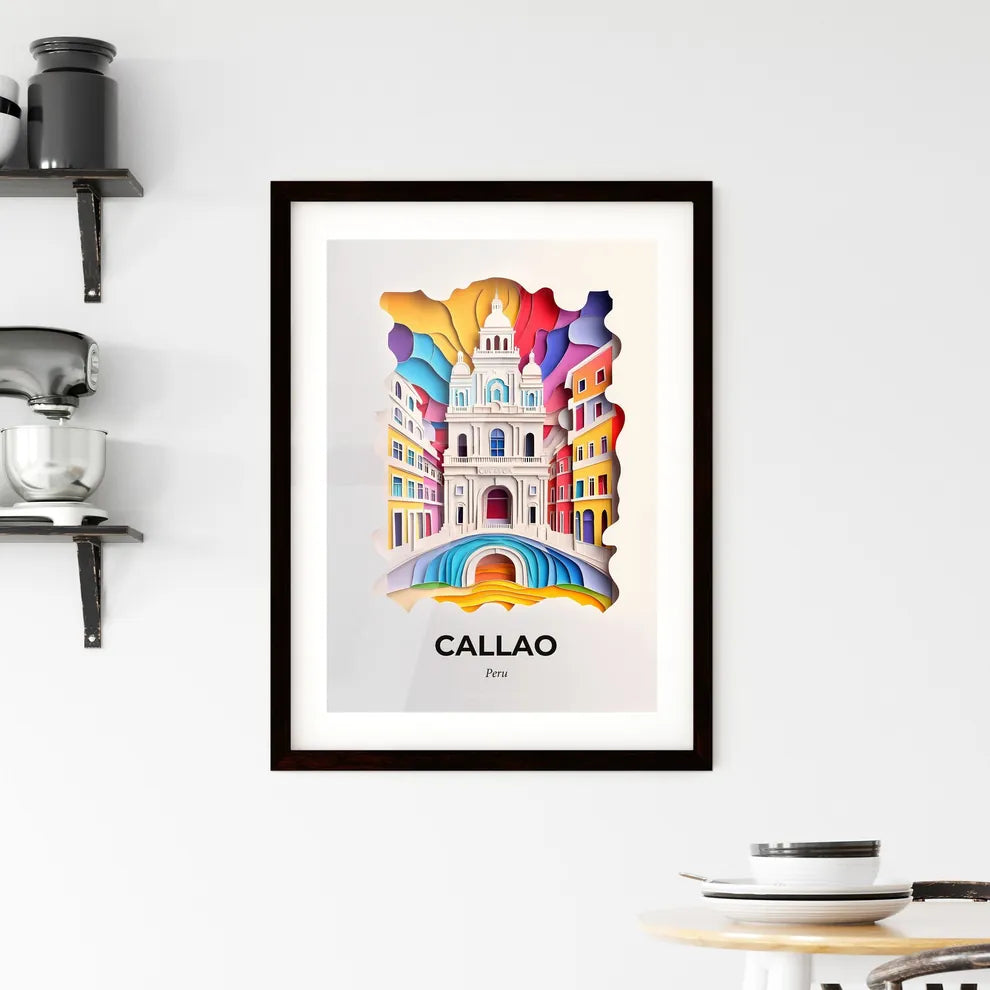 Vivid Callao, Peru, Framed Wall Art