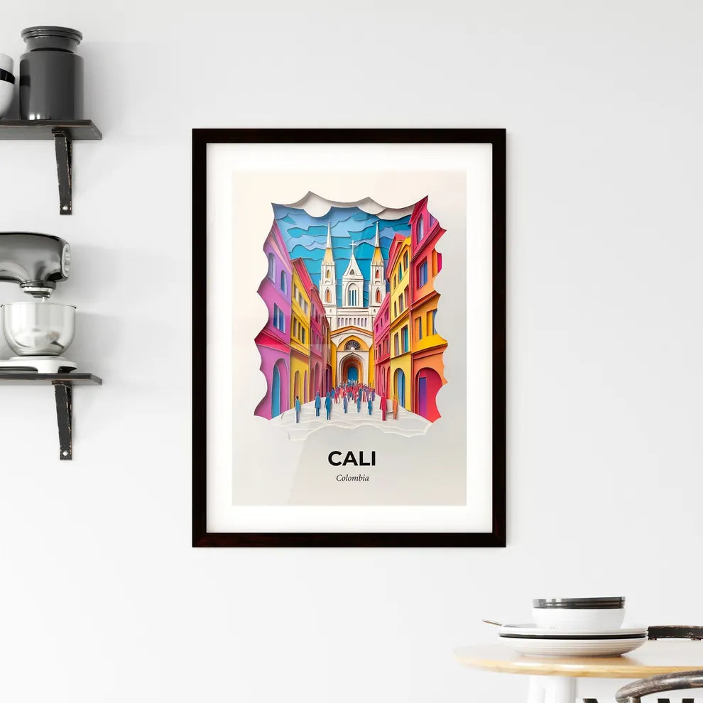 Vivid Cali, Colombia, Framed Wall Art