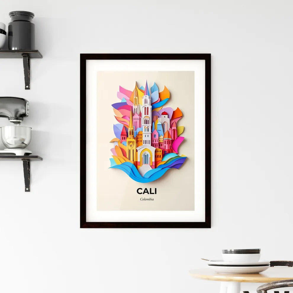 Vivid Cali, Colombia, Framed Wall Art