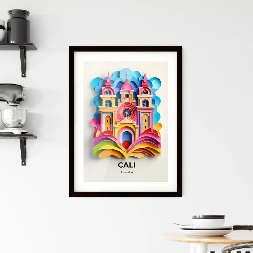 Vivid Cali, Colombia, Framed Wall Art