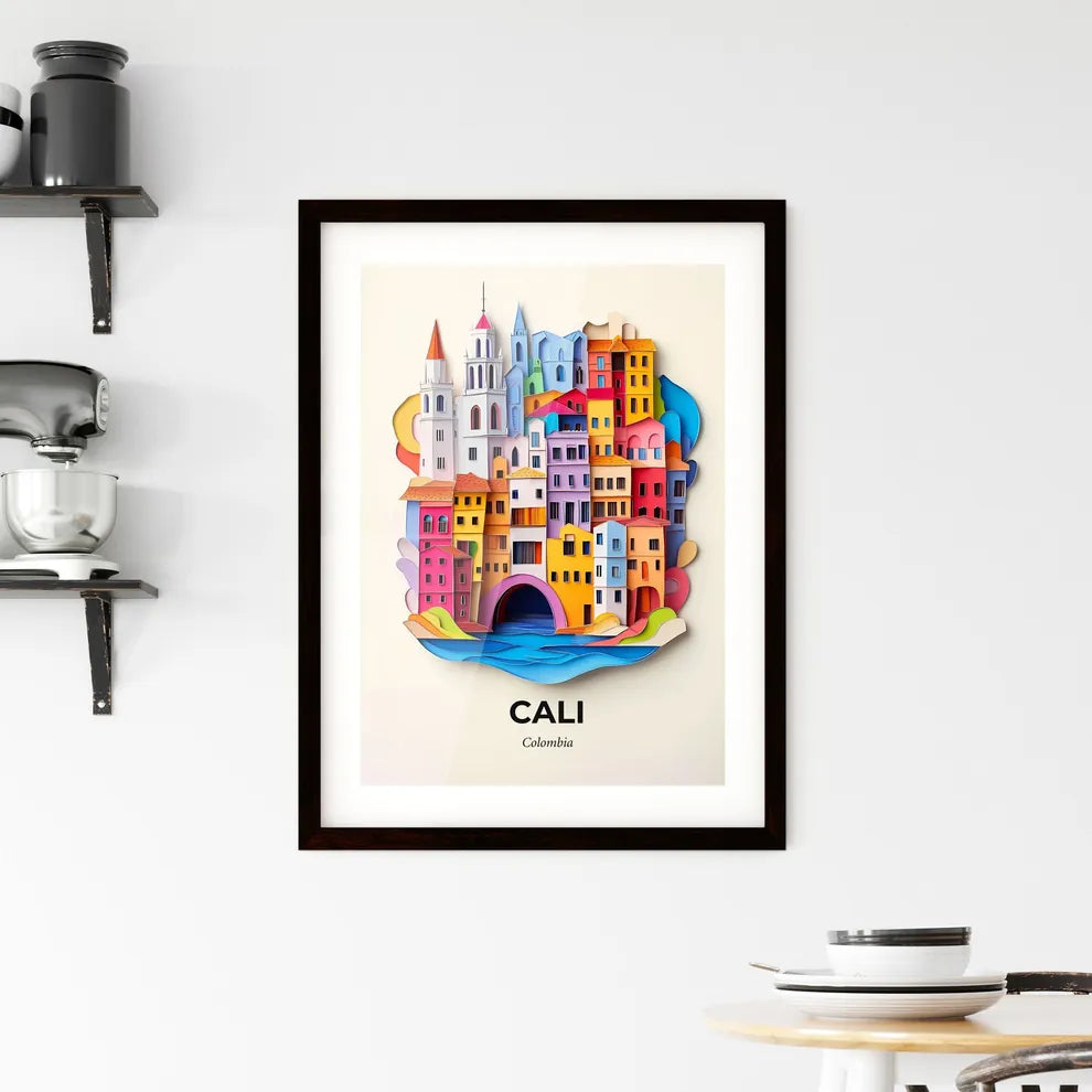 Vivid Cali, Colombia, Framed Wall Art