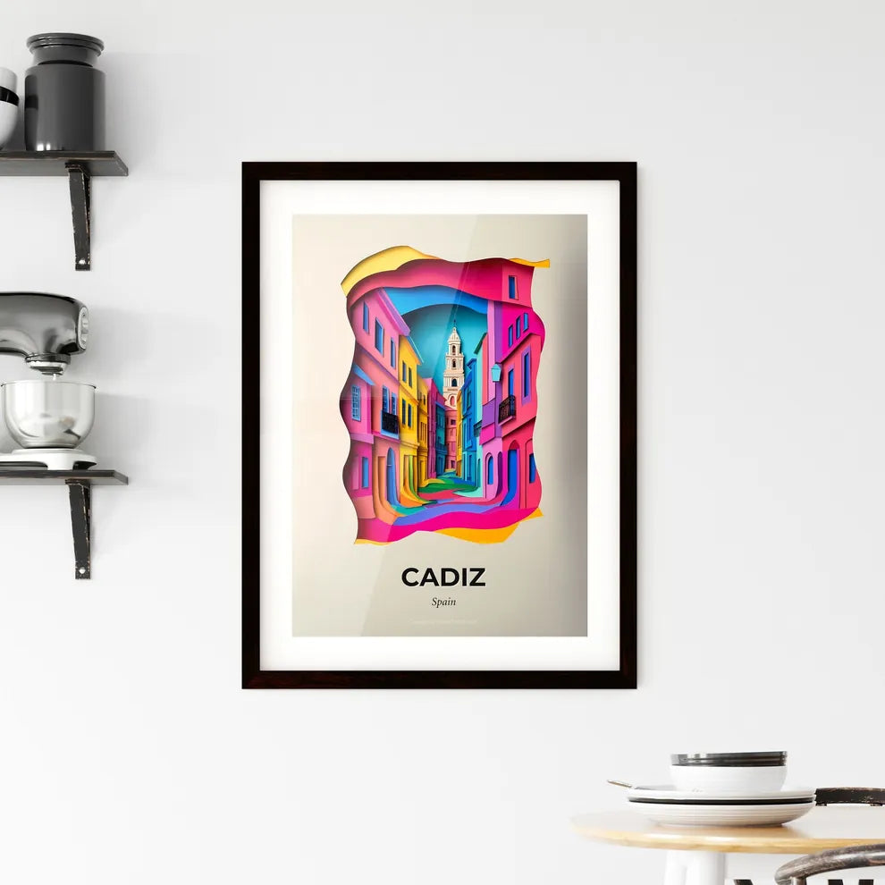 Vivid Cadiz, Spain, Framed Wall Art