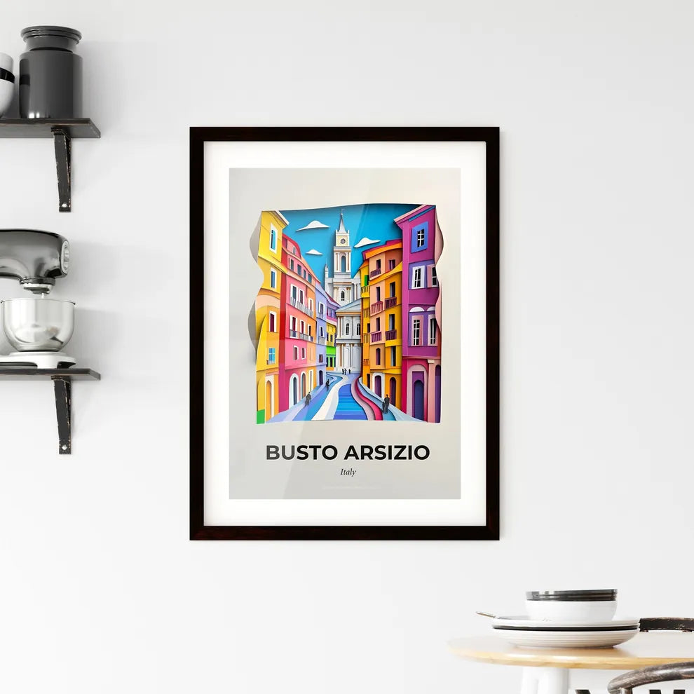 Vivid Busto Arsizio, Italy, Framed Wall Art