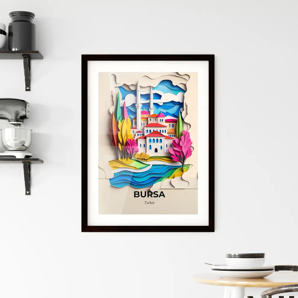 Vivid Bursa, Turkey, Framed Wall Art