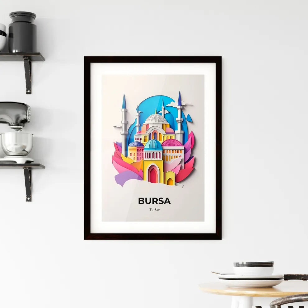 Vivid Bursa, Turkey, Framed Wall Art