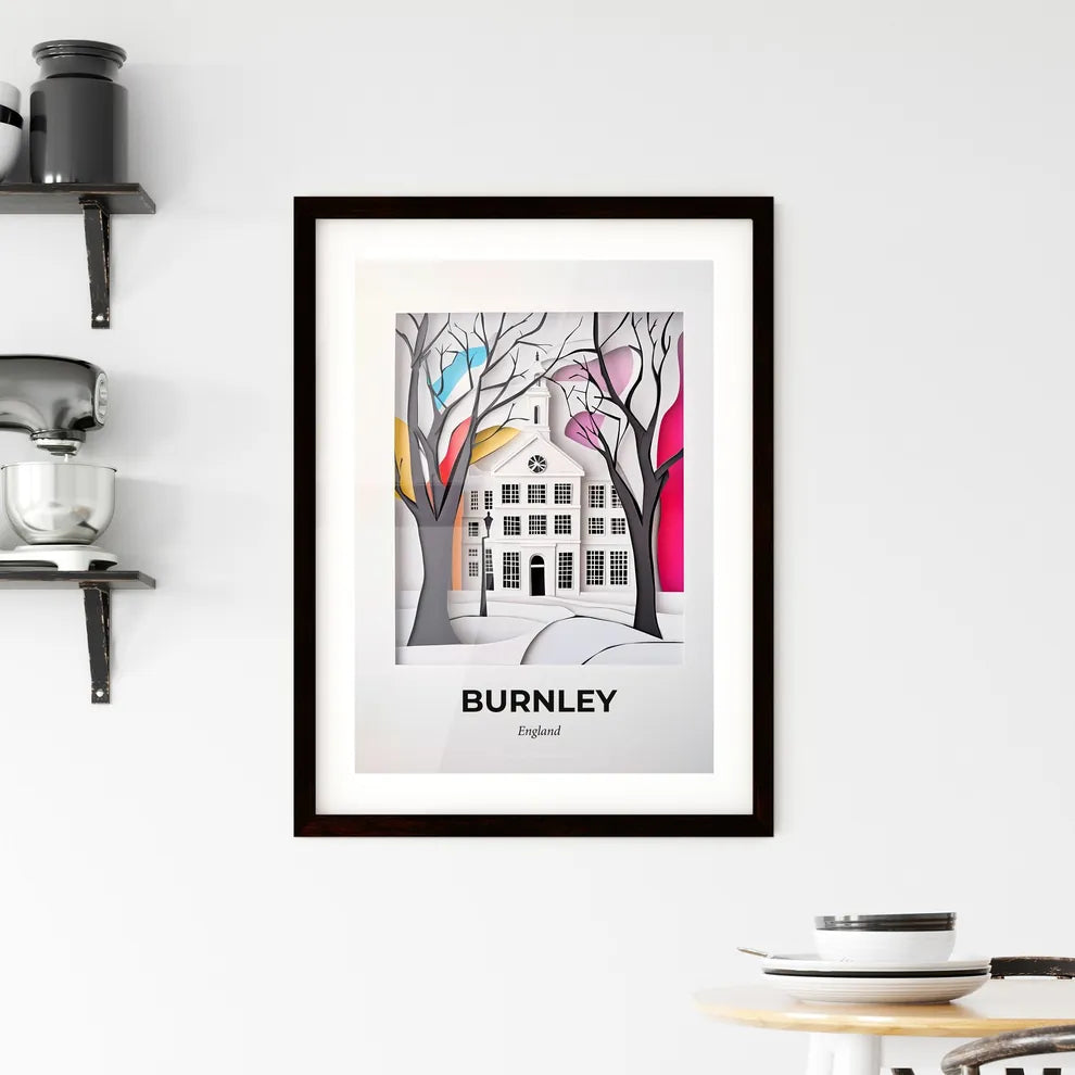 Vivid Burnley, England, Framed Wall Art