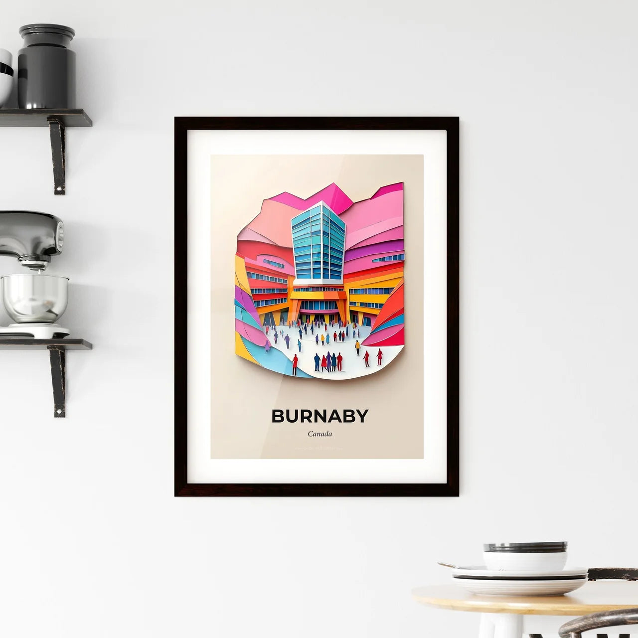 Vivid Burnaby, Canada, Framed Wall Art