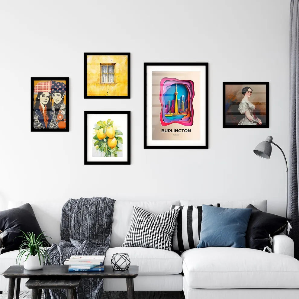 Vivid Burlington, Canada, Premium Framed Prints