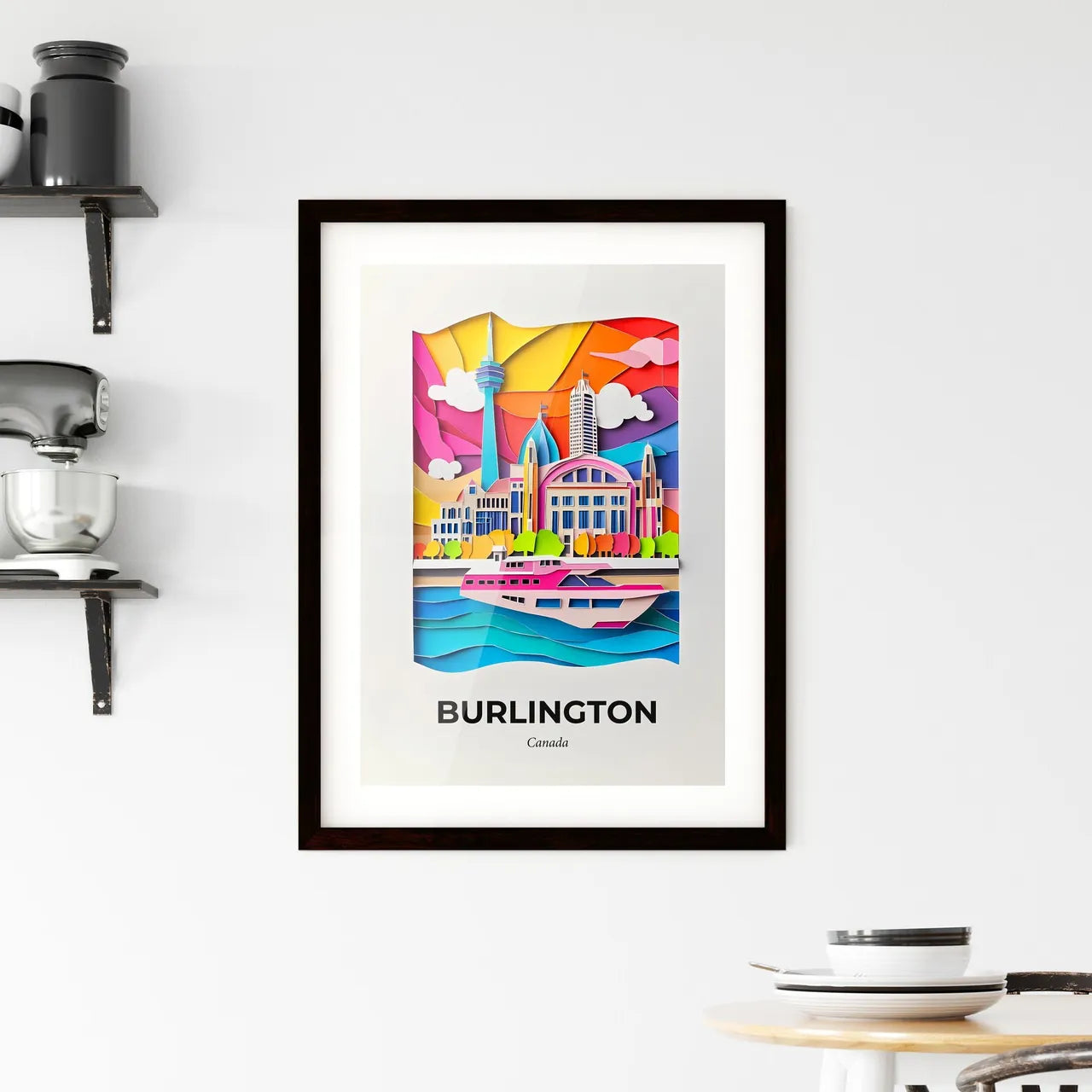 Vivid Burlington, Canada, Framed Wall Art
