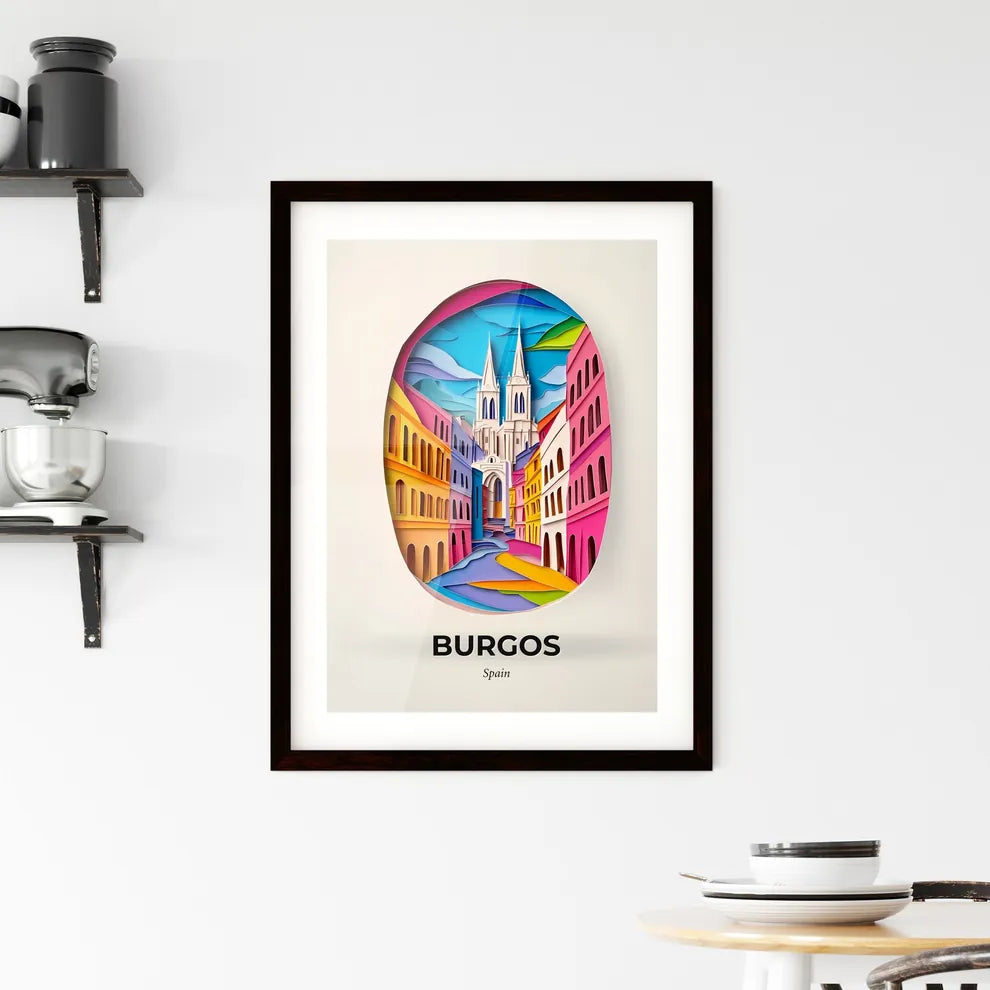 Vivid Burgos, Spain, Framed Wall Art