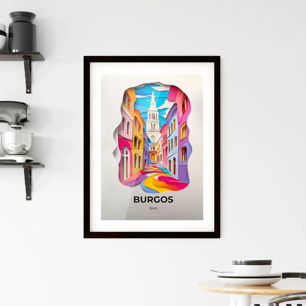 Vivid Burgos, Spain, Framed Wall Art