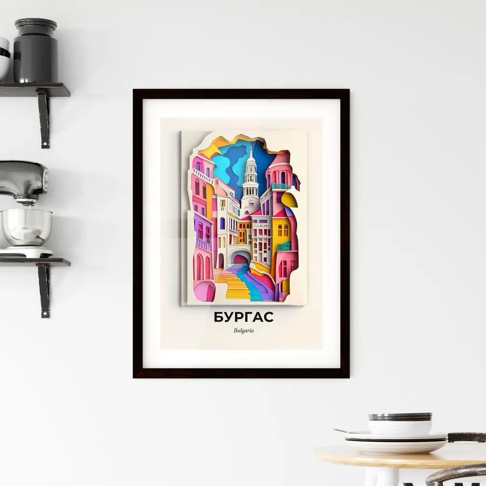 Vivid Burgas, Bulgaria, Framed Wall Art