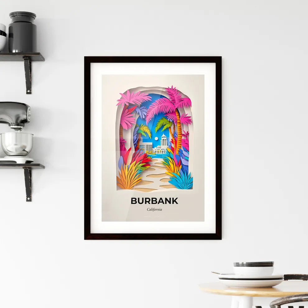 Vivid Burbank, California, Framed Wall Art