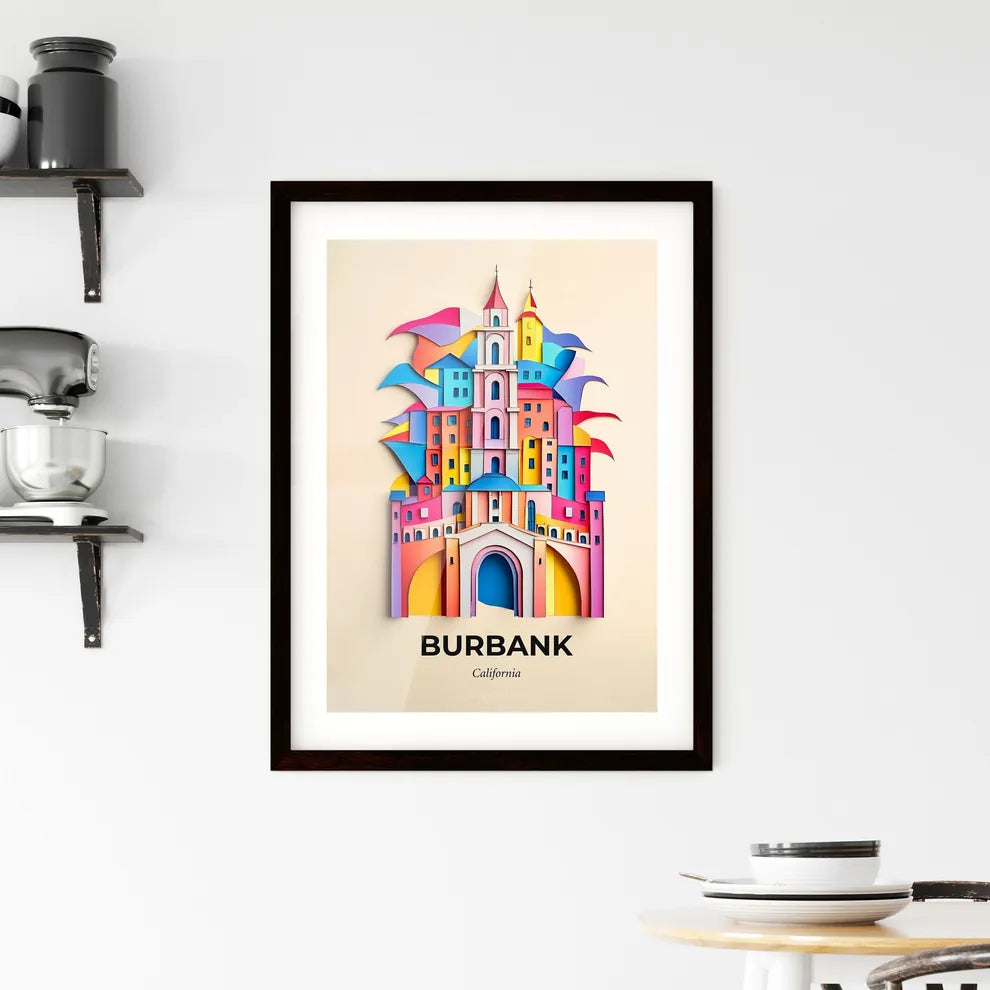 Vivid Burbank, California, Framed Wall Art