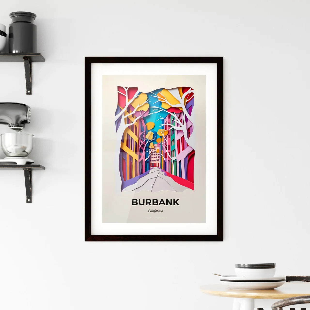 Vivid Burbank, California, Framed Wall Art