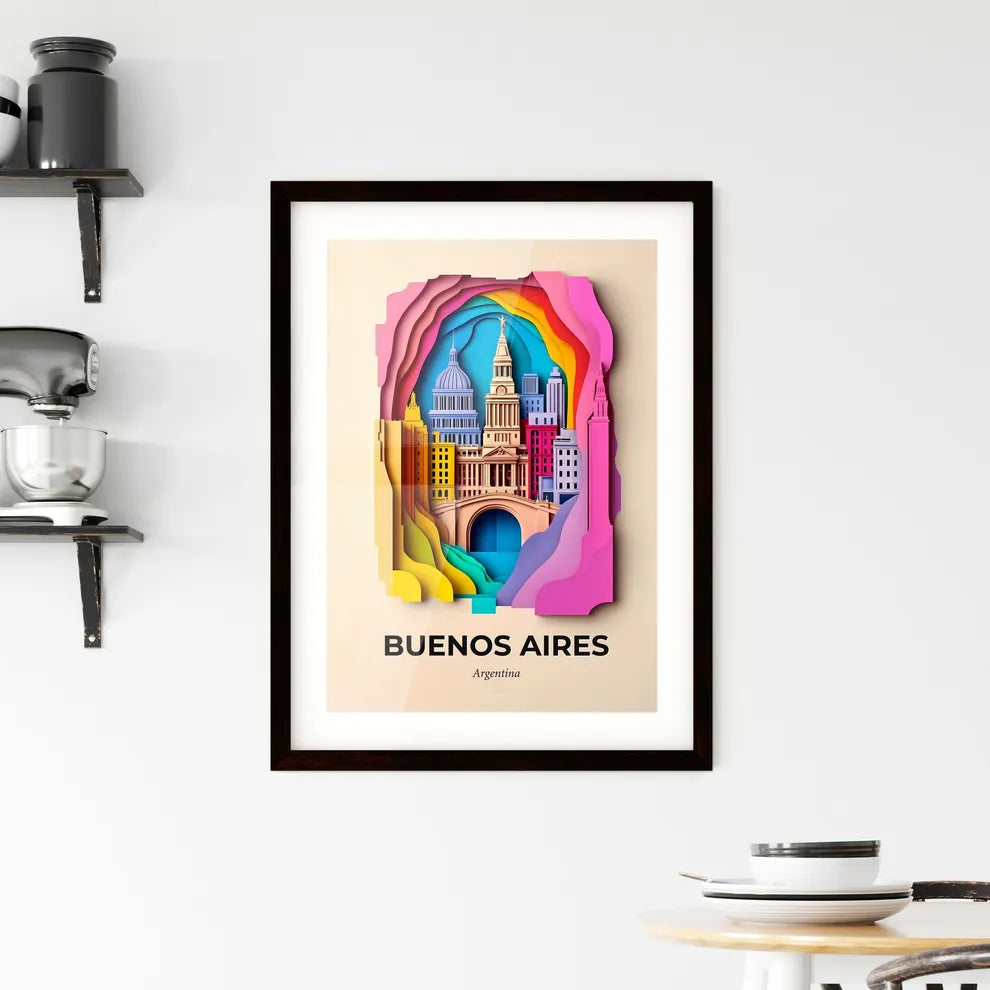 Vivid Buenos Aires, Argentina, Framed Wall Art