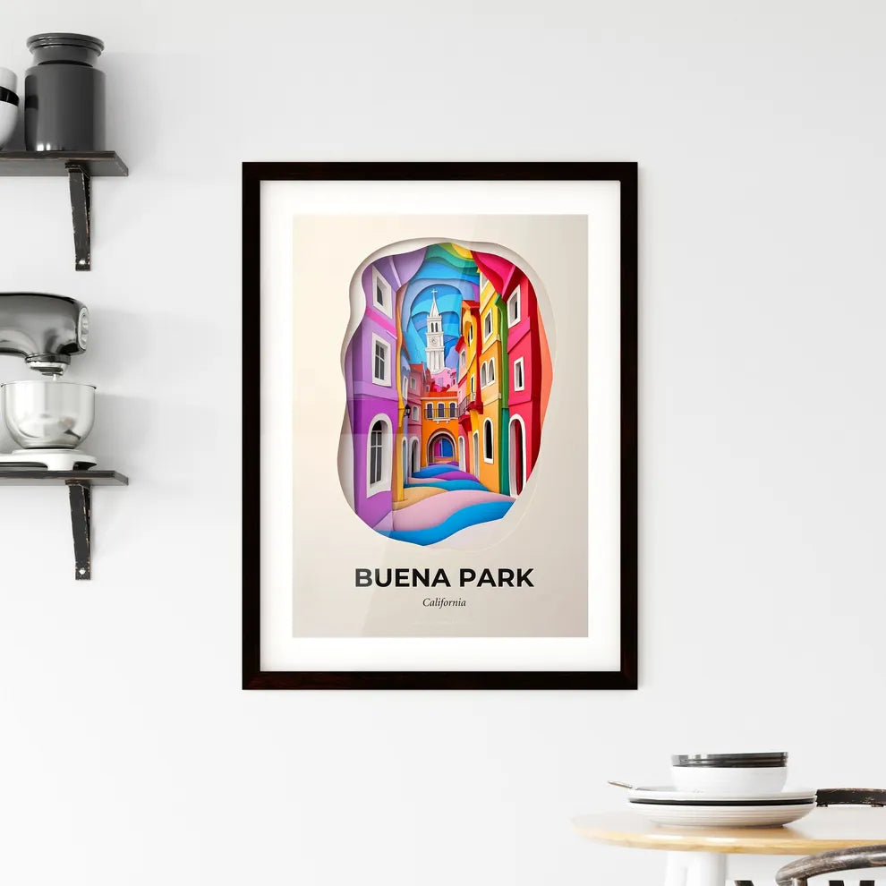Vivid Buena Park, California, Framed Wall Art