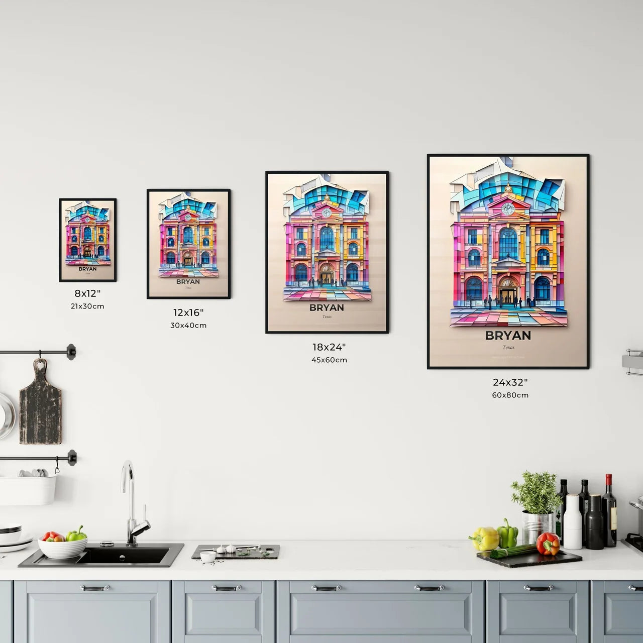 Vivid Bryan, Texas, Kitchen Art