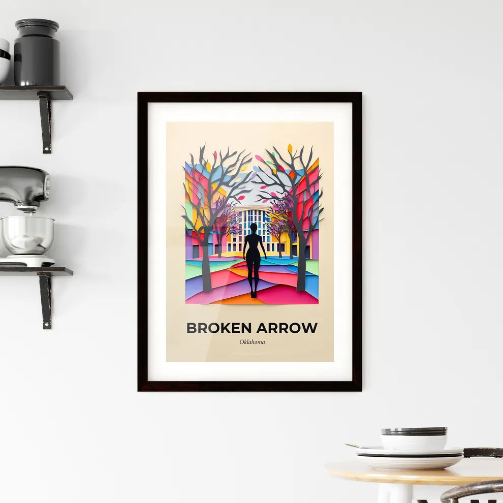Vivid Broken Arrow, Oklahoma, Framed Wall Art
