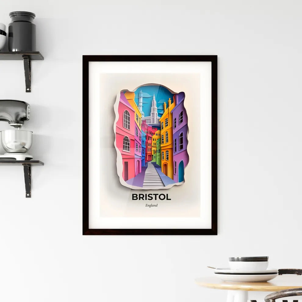 Vivid Bristol, England, Framed Wall Art