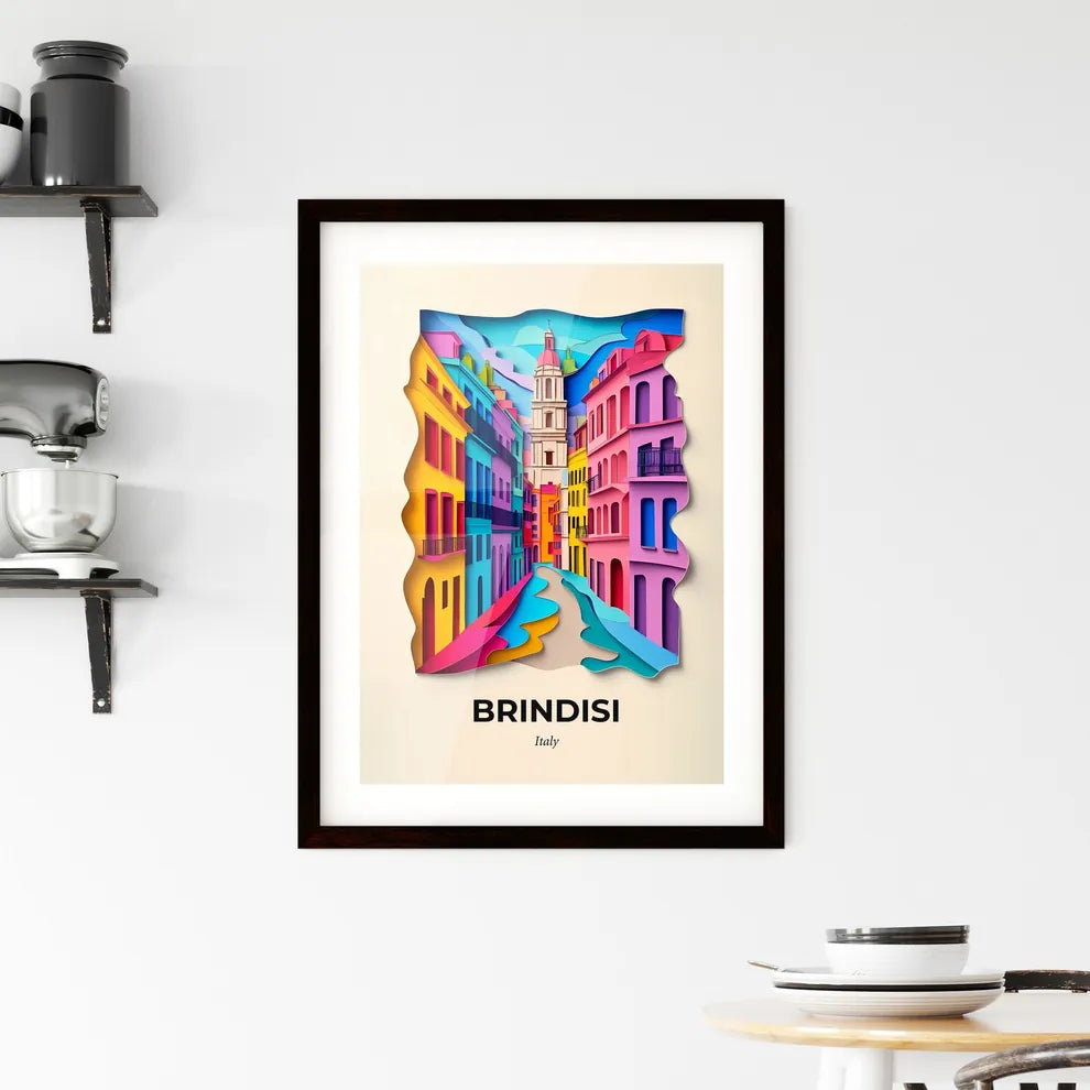 Vivid Brindisi, Italy, Framed Wall Art