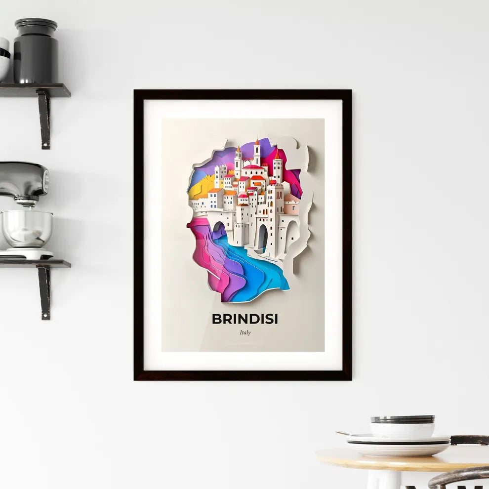 Vivid Brindisi, Italy, Framed Wall Art