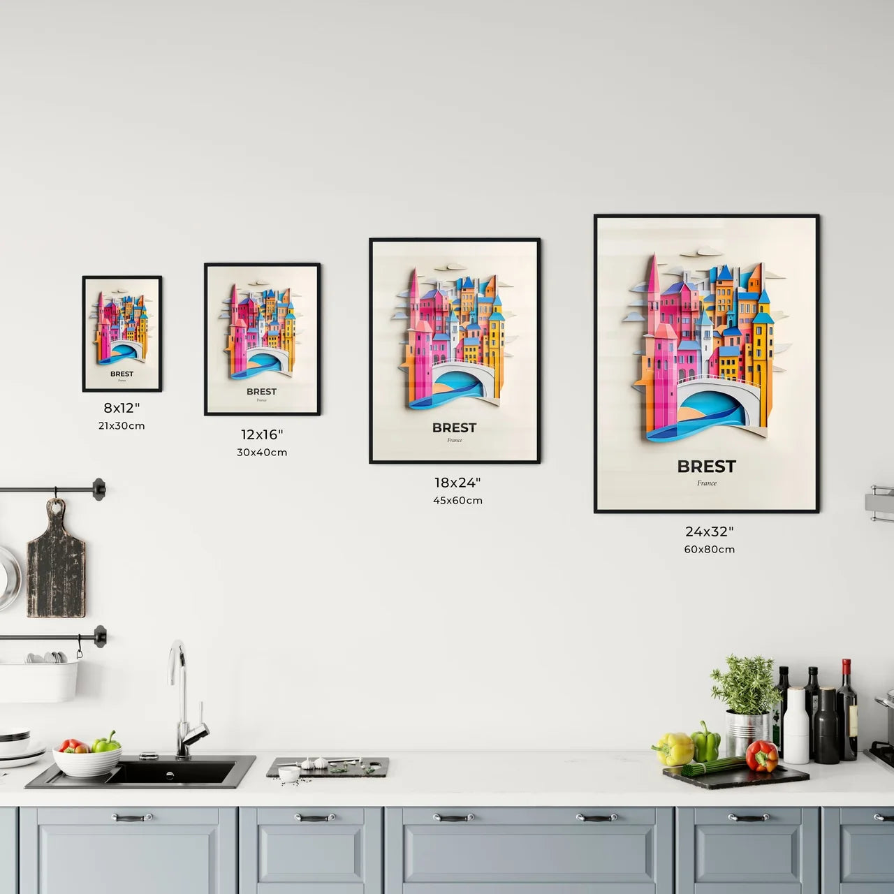 Vivid Brest, France, Kitchen Art