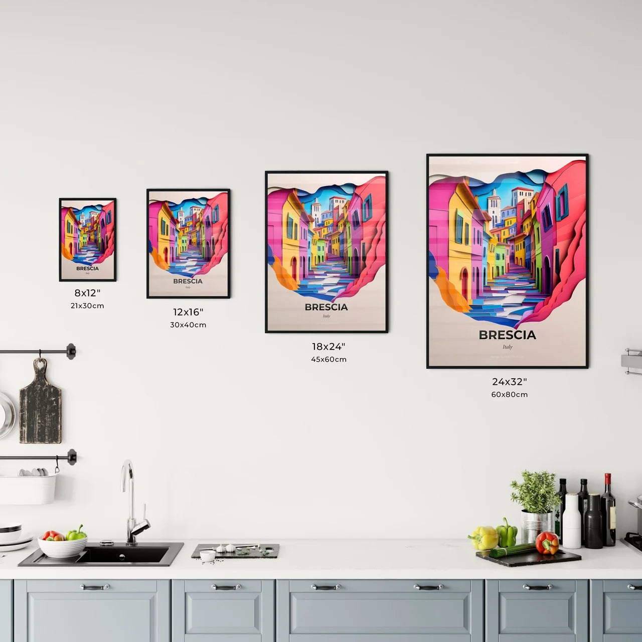 Vivid Brescia, Italy, Kitchen Art