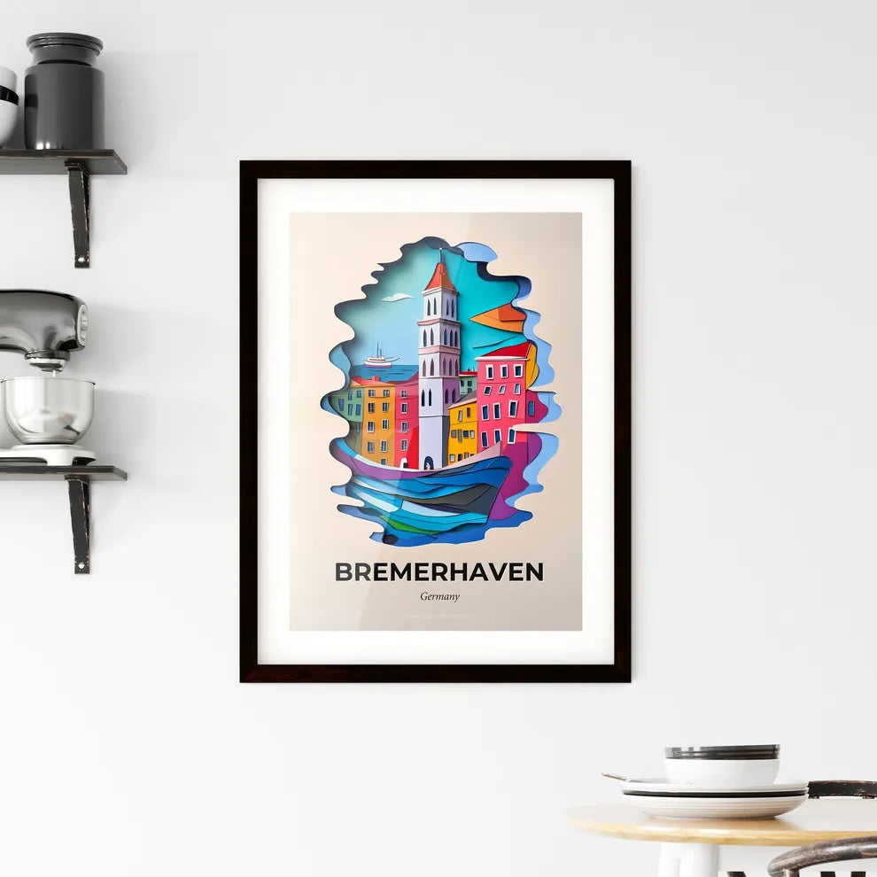 Vivid Bremerhaven, Germany, Framed Wall Art