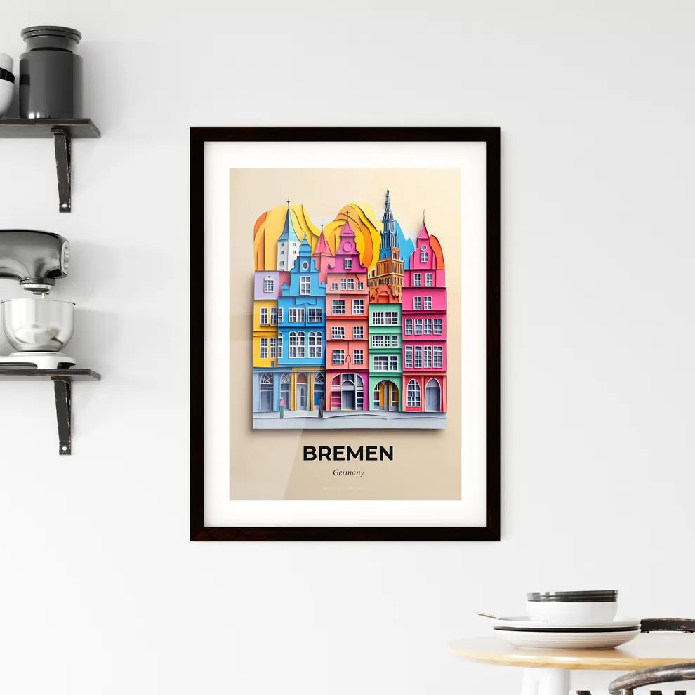 Vivid Bremen, Germany, Framed Wall Art