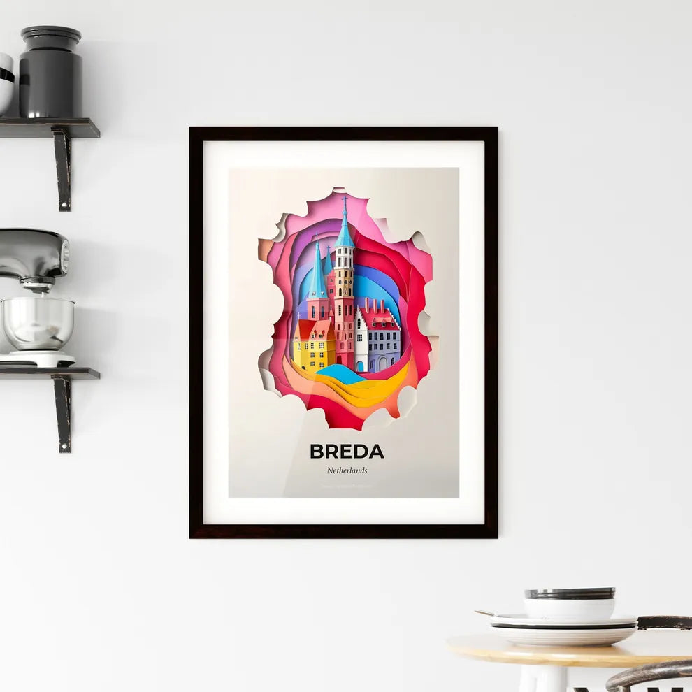 Vivid Breda, Netherlands, Framed Wall Art