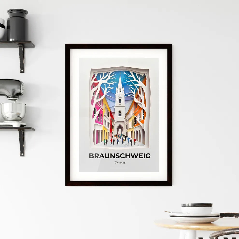 Vivid Braunschweig, Germany, Framed Wall Art
