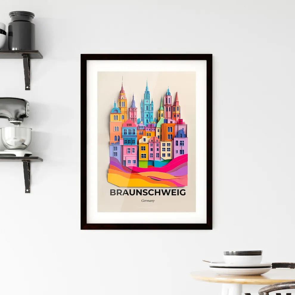 Vivid Braunschweig, Germany, Framed Wall Art