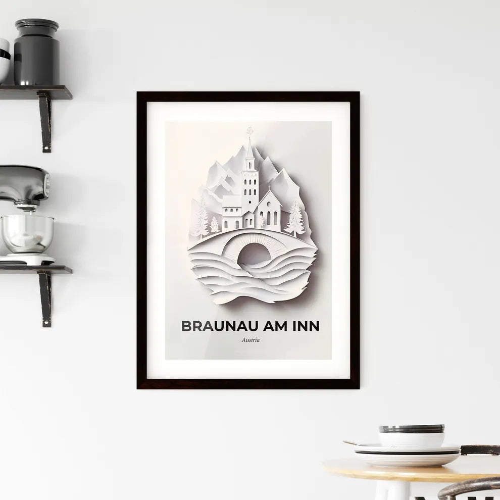 Vivid Braunau am Inn, Austria, Framed Wall Art