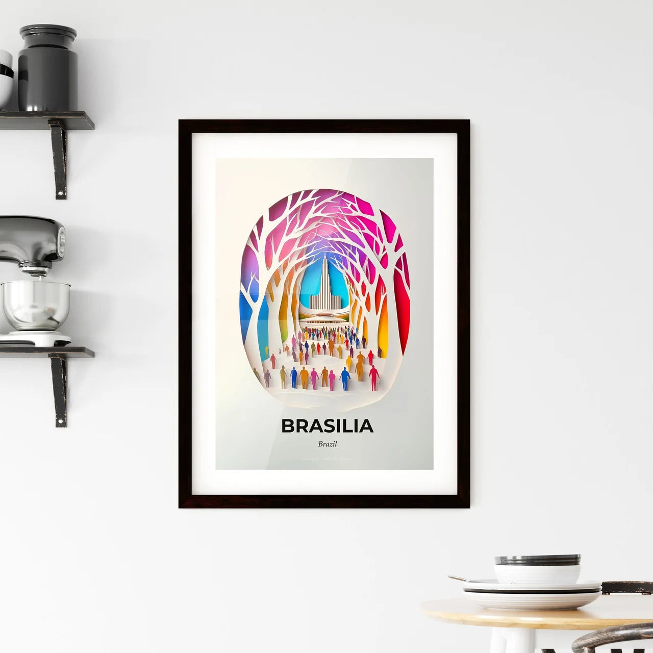 Vivid Brasilia, Brazil, Framed Wall Art