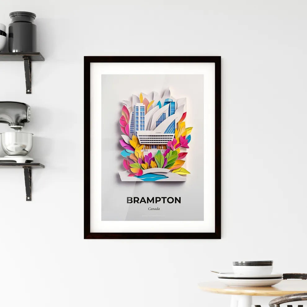Vivid Brampton, Canada, Framed Wall Art