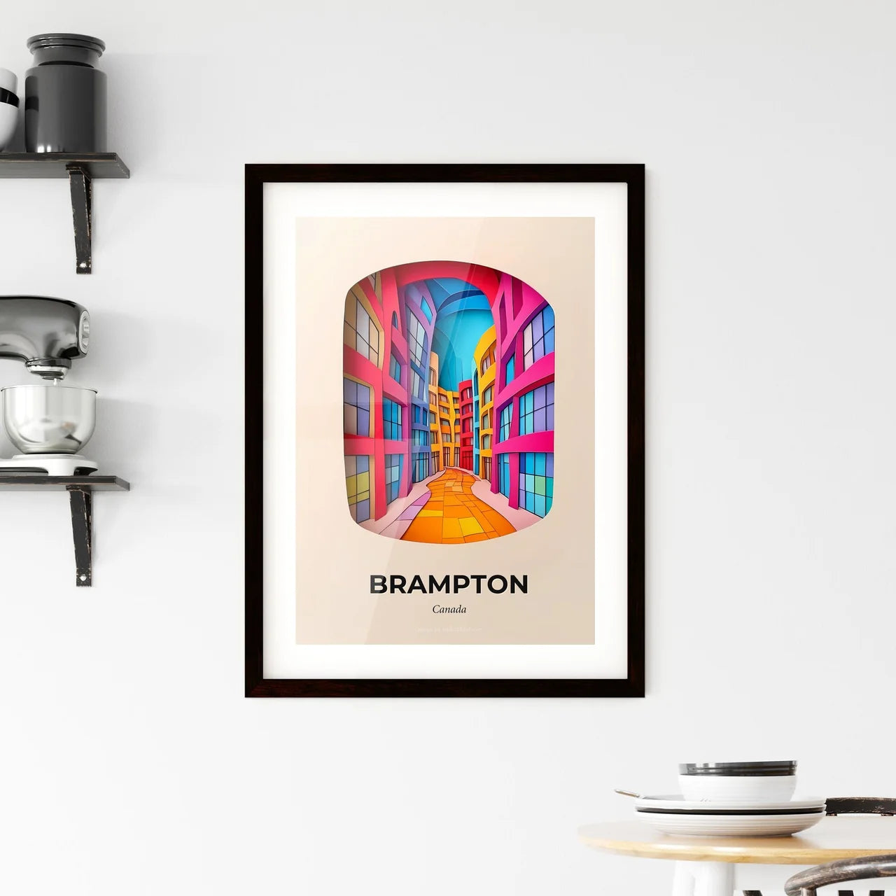 Vivid Brampton, Canada, Framed Wall Art