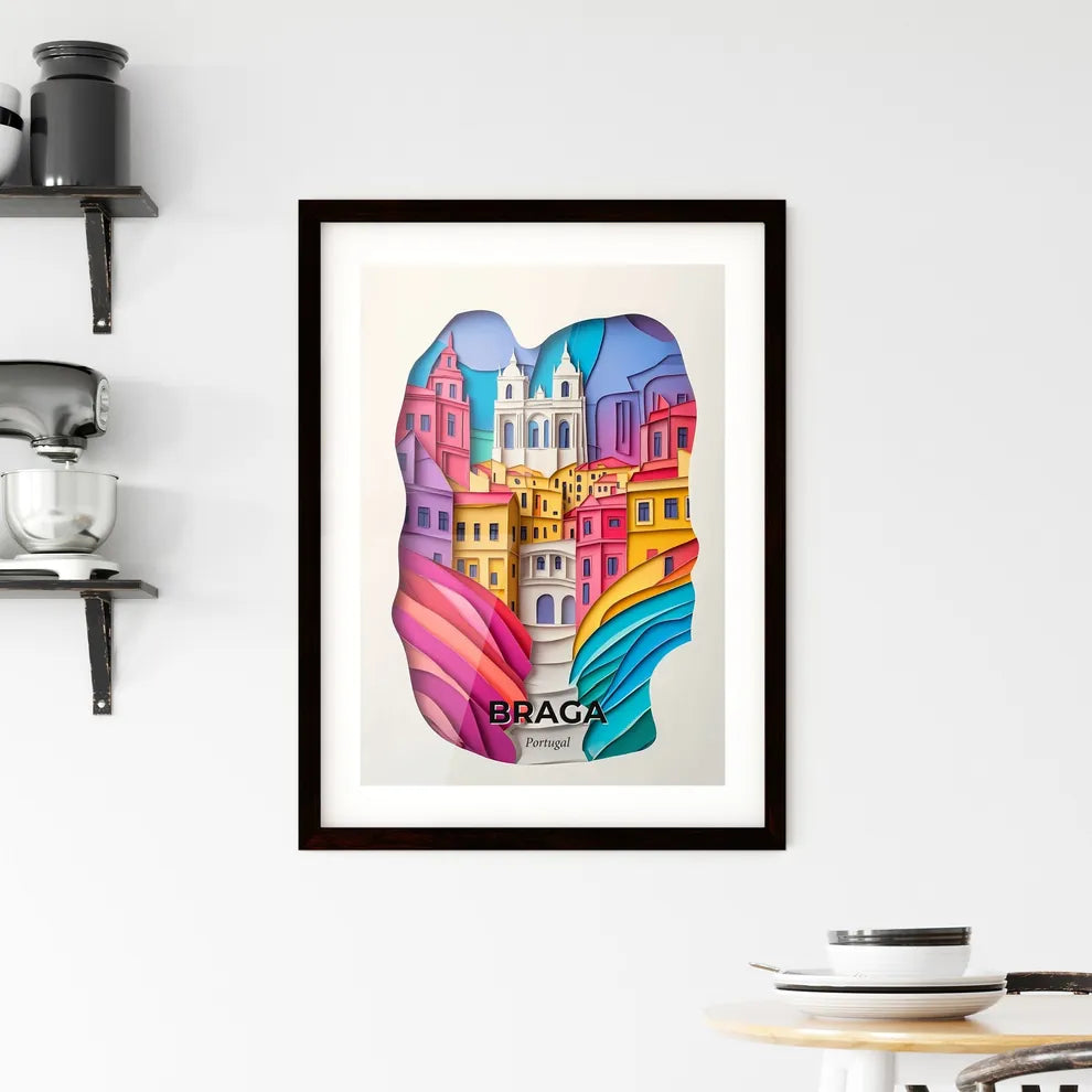 Vivid Braga, Portugal, Framed Wall Art