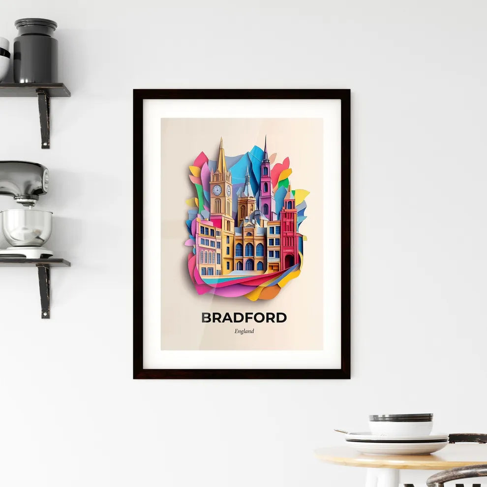 Vivid Bradford, England, Framed Wall Art