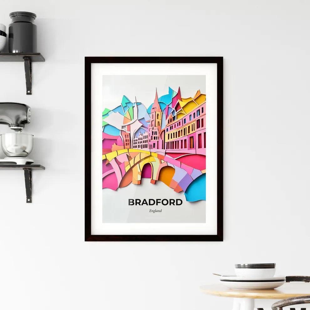 Vivid Bradford, England, Framed Wall Art