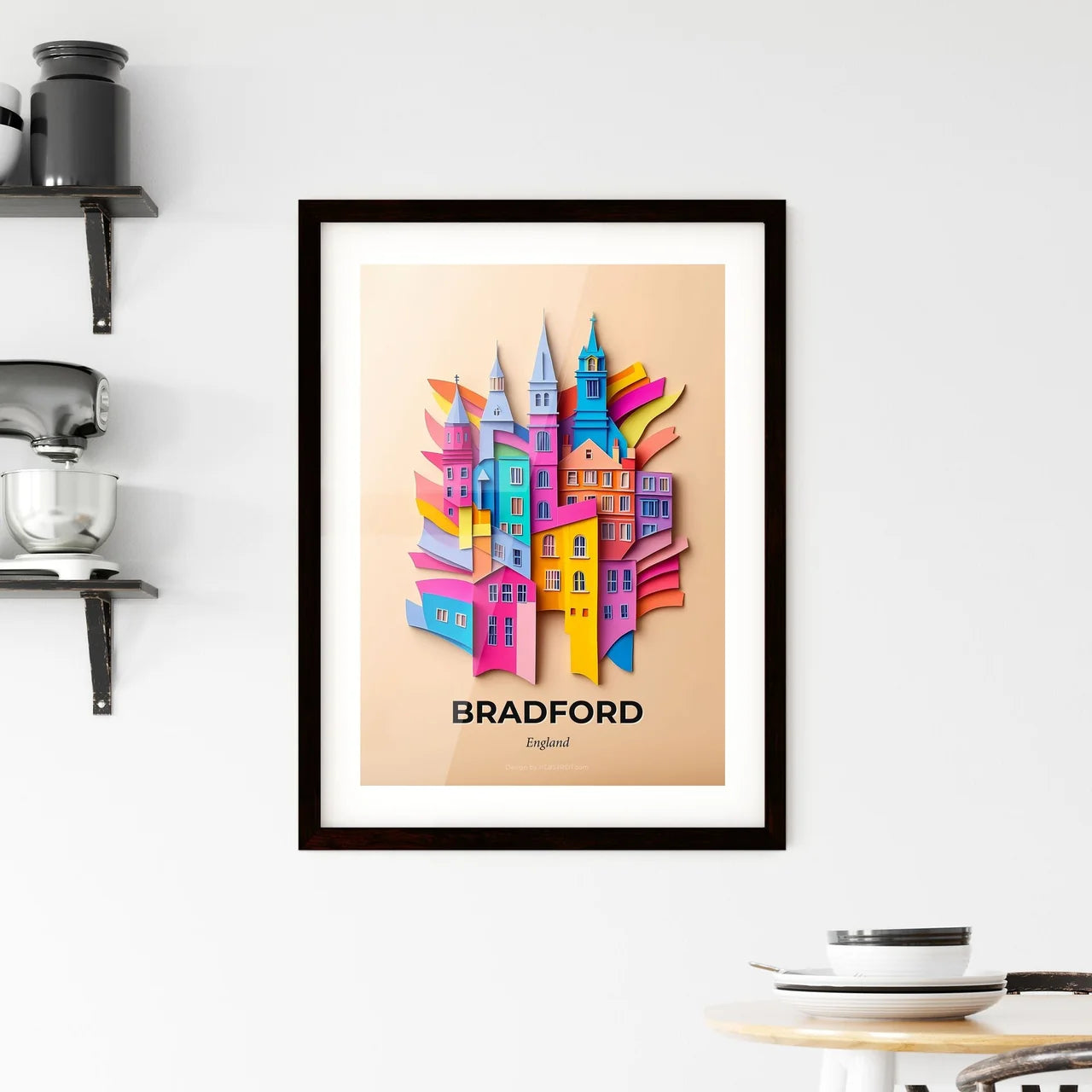 Vivid Bradford, England, Framed Wall Art