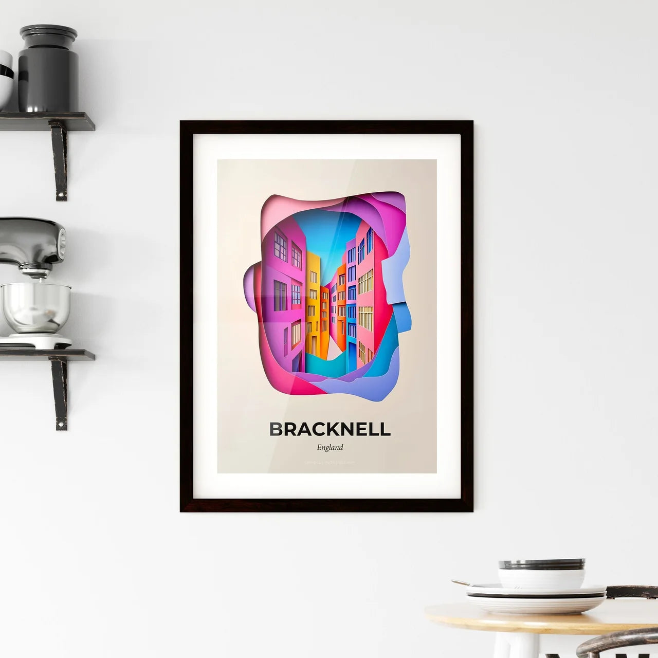 Vivid Bracknell, England, Framed Wall Art