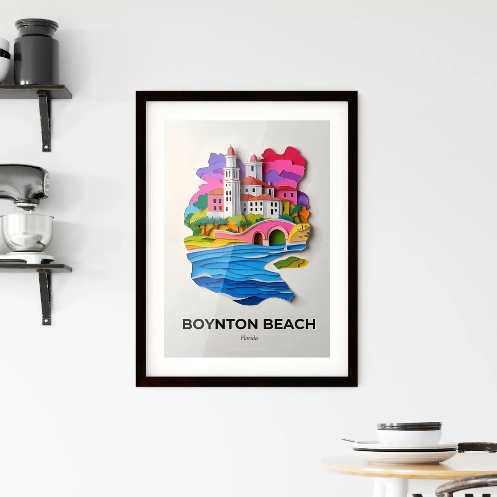 Vivid Boynton Beach, Florida, Framed Wall Art