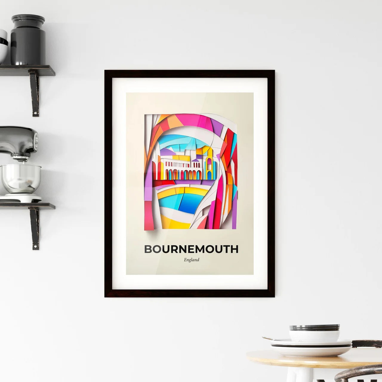Vivid Bournemouth, England, Framed Wall Art