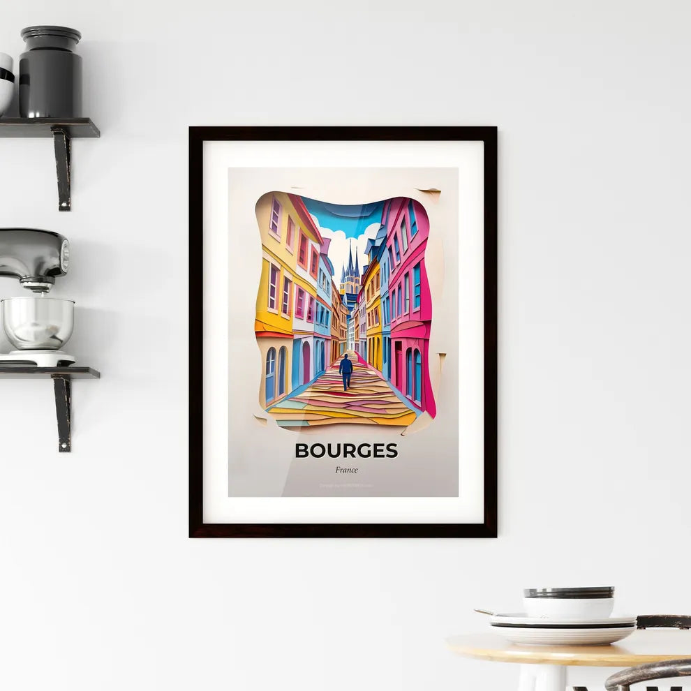 Vivid Bourges, France, Framed Wall Art