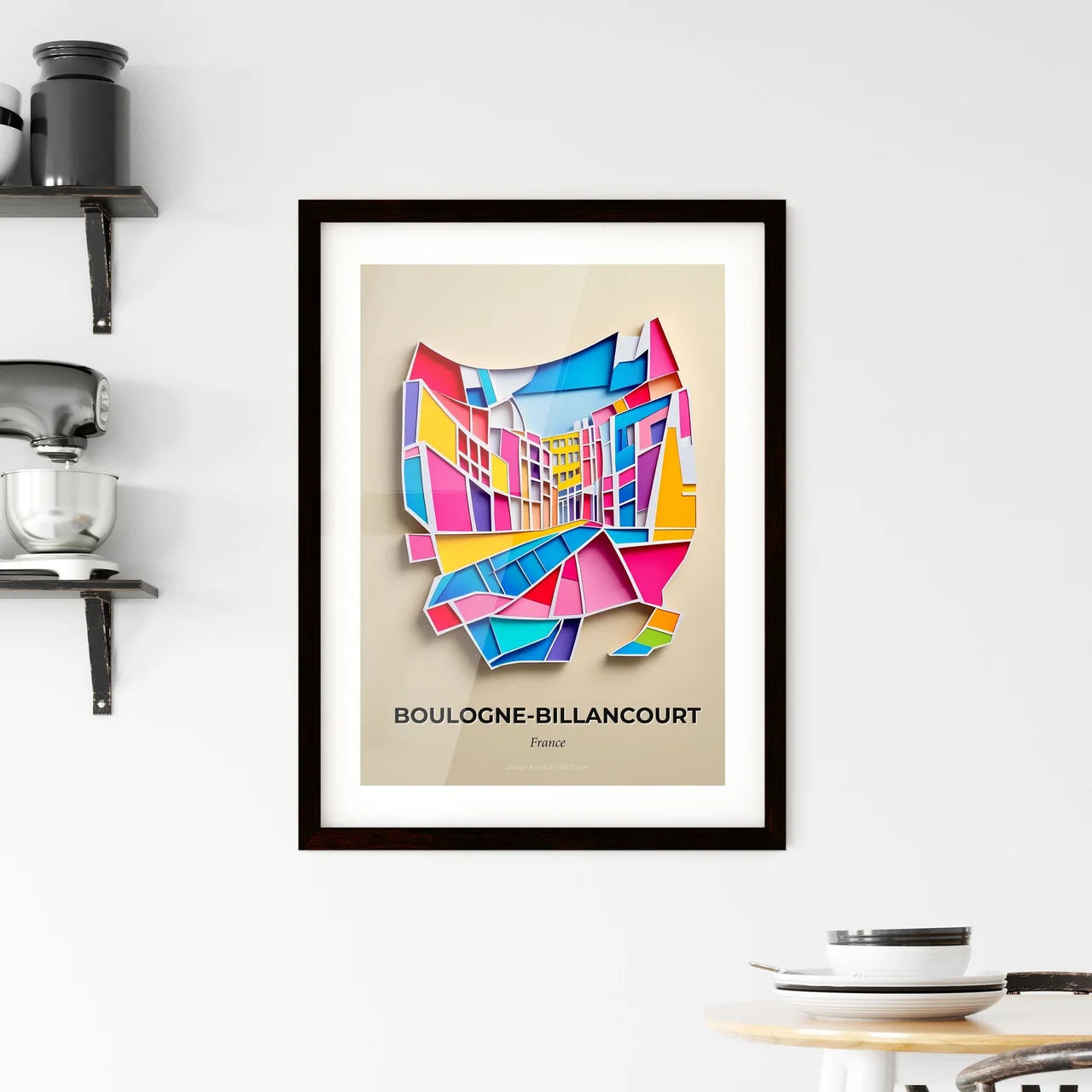 Vivid Boulogn, Framed Wall Art