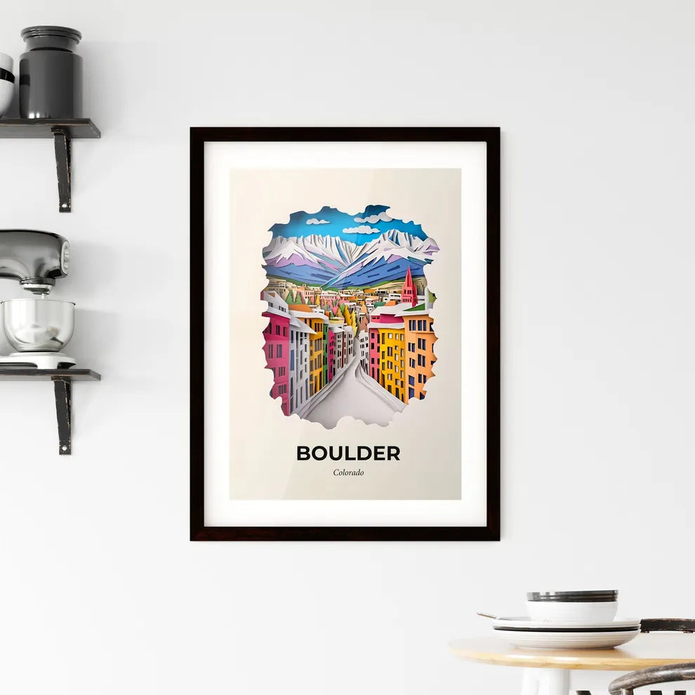 Vivid Boulder, Colorado, Framed Wall Art