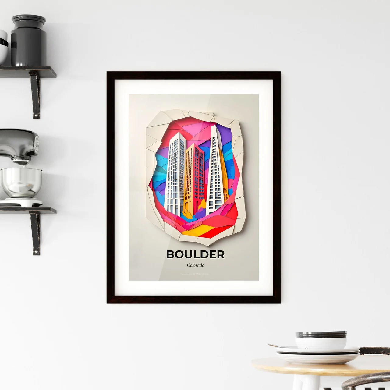 Vivid Boulder, Colorado, Framed Wall Art