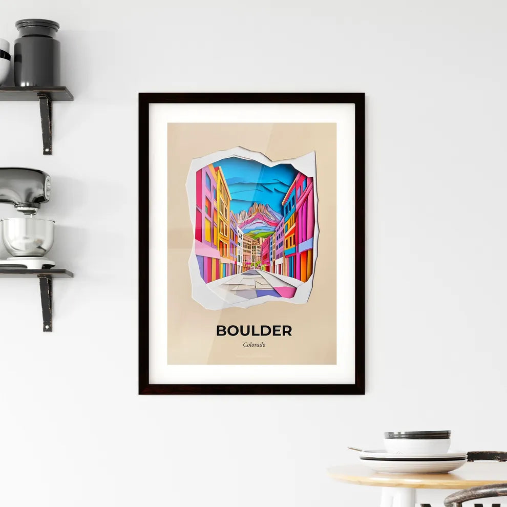 Vivid Boulder, Colorado, Framed Wall Art