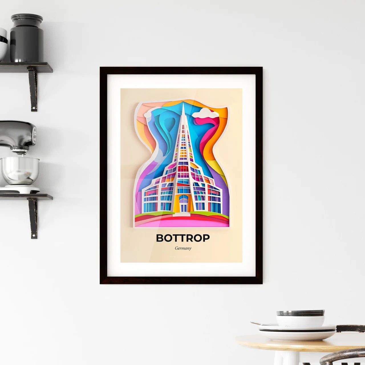 Vivid Bottrop, Germany, Framed Wall Art